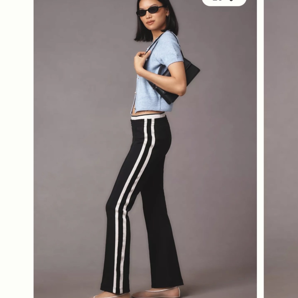 Anthropologie Maeve Sporty Knit Pull-On Trousers - women's size small petite